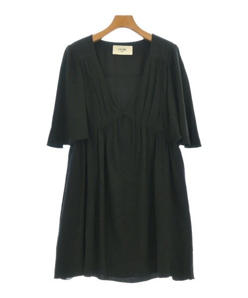 CELINE セリーヌ ワンピース レディース 42(M位) 黒 【中古】【古着】