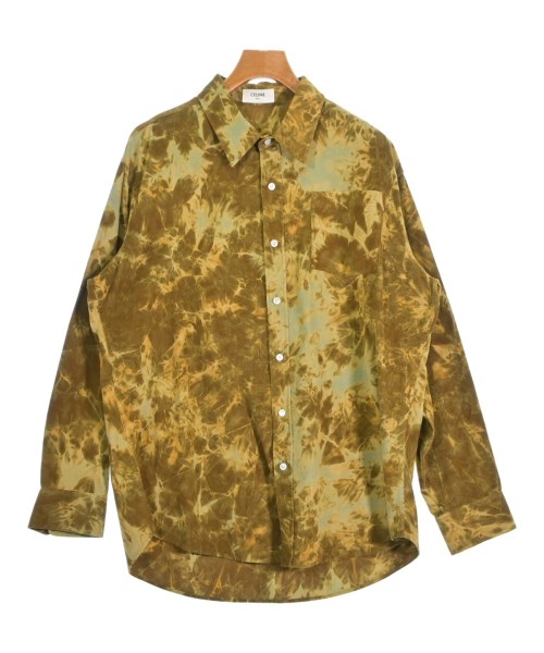 CELINE セリーヌカジュアルシャツ メンズ 38(S位) 茶xベージュ等(タイダイ)【中古】【古着】｜RAGTAG（ブランド古着のラグタグ）