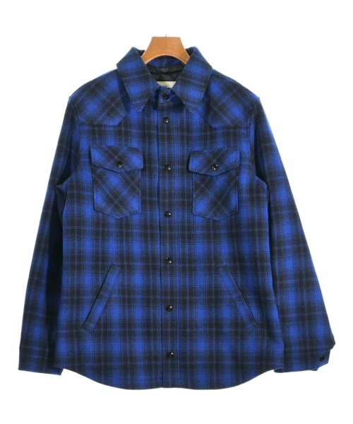 CELINE セリーヌブルゾン(その他) メンズ 44(S位) 青x黒(チェック)【中古】【古着】|RAGTAG(ブランド古着のラグタグ)