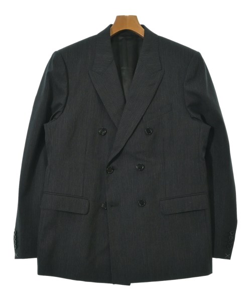 CELINE セリーヌテーラードジャケット メンズ 54(XXL位) 黒x白(ストライプ)【中古】【古着】｜RAGTAG（ブランド古着のラグタグ）