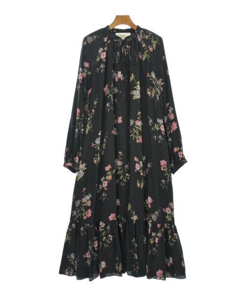 CELINE セリーヌワンピース レディース 38(M位) 黒x赤x緑等(花柄)【中古】【古着】|RAGTAG(ブランド古着のラグタグ)