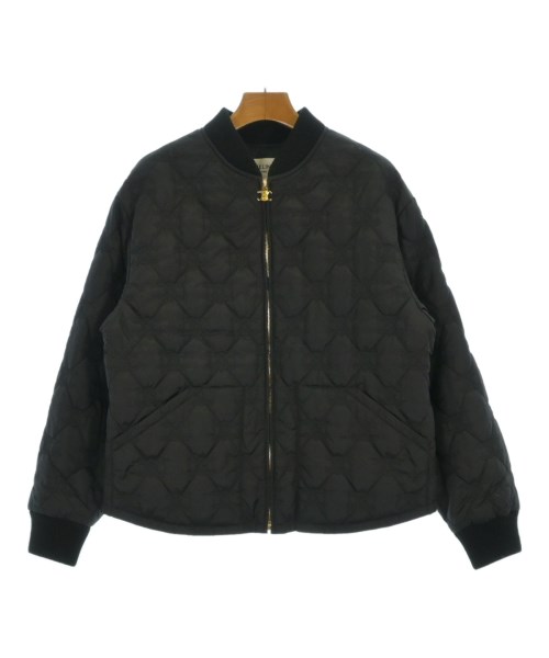 CELINE セリーヌブルゾン レディース 34(XXS位) 黒(総柄)【中古】【古着】