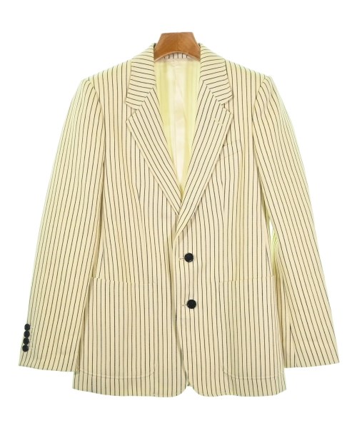 CELINE セリーヌテーラードジャケット レディース 36(XS位) アイボリーx黒(ストライプ)【中古】【古着】｜RAGTAG（ブランド古着のラグタグ）