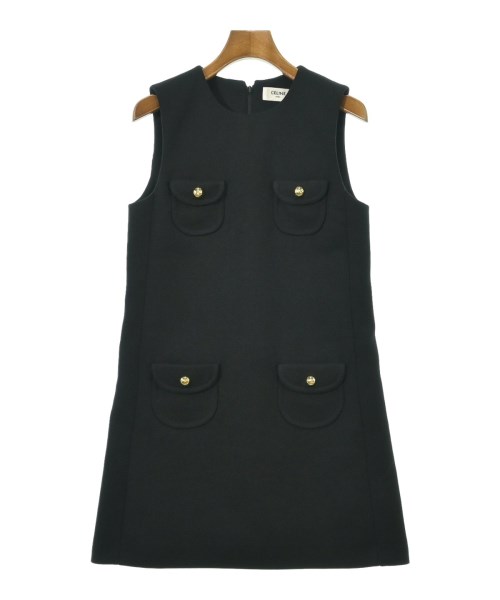 CELINE セリーヌワンピース レディース 36(XS位) 黒【中古】【古着】