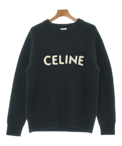 CELINE セリーヌニット・セーター メンズ S 黒【中古】【古着】