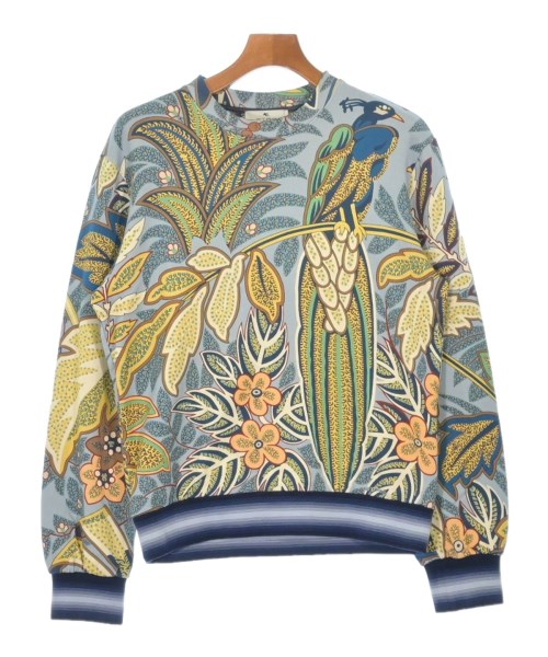 ETRO エトロ スウェット メンズ XS ブルーグレーx青x黄等(総柄) 【中古】【古着】