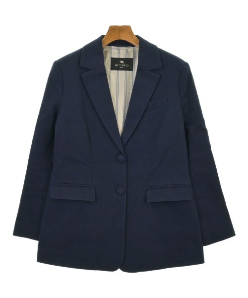 ETRO エトロ ジャケット レディース 42(M位) 紺系(総柄) 【中古】【古着】