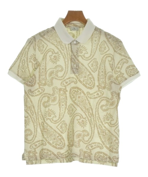 ETRO エトロ ポロシャツ メンズ L ベージュ系(総柄) 【中古】【古着】