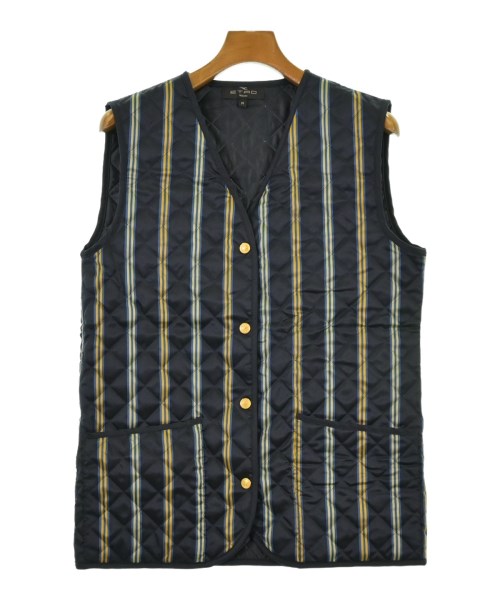 ETRO エトロ ブルゾン（その他） メンズ M 紺x黄x青(ストライプ) 【中古】【古着】