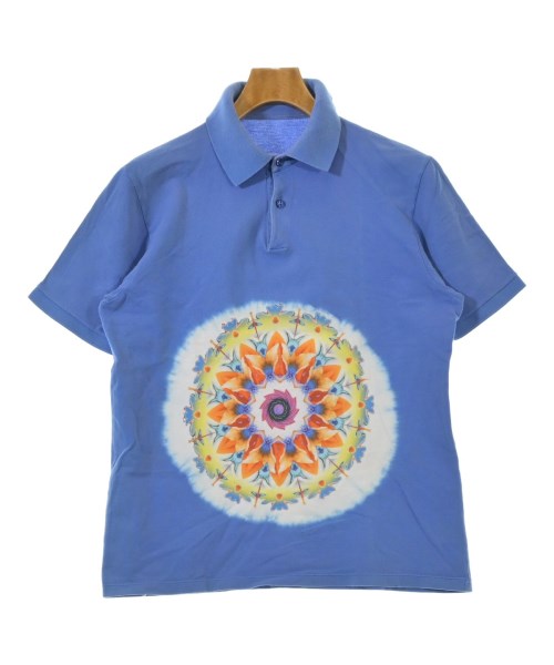 ETRO エトロ ポロシャツ メンズ -(M位) 青 【中古】【古着】