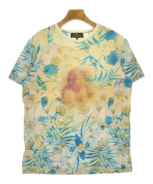 ETRO エトロプルオーバー・カットソー レディース M 青x黄x緑等(総柄)【中古】【古着】