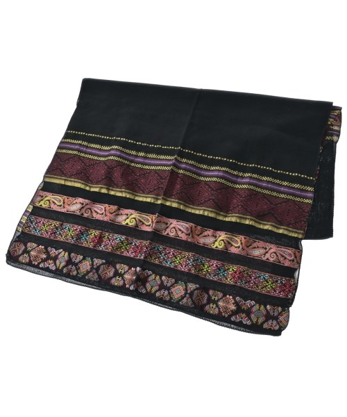 ETRO エトロストール レディース - 黒x赤x黄等(総柄)【中古】【古着】