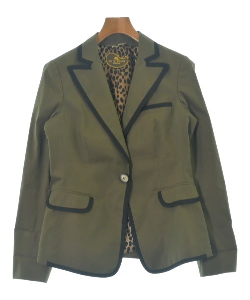 ETRO エトロジャケット レディース 44(L位) カーキ【中古】【古着】