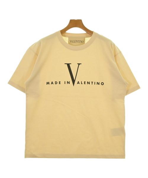 VALENTINO ヴァレンティノ Tシャツ・カットソー メンズ L ベージュ 【中古】【古着】