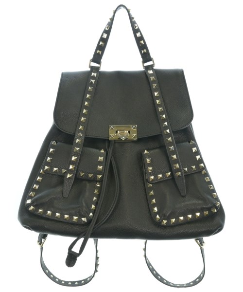 VALENTINO ヴァレンティノバックパック・リュック レディース - 黒【中古】【古着】