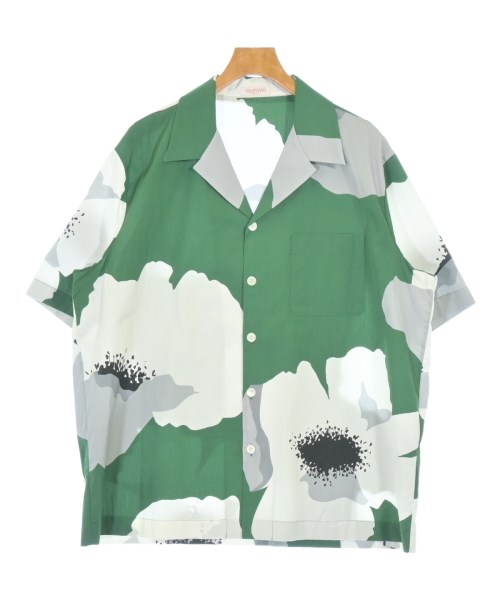 VALENTINO ヴァレンティノカジュアルシャツ メンズ 48(L位) 緑x白xグレー等(花柄)【中古】【古着】|RAGTAG(ブランド古着のラグタグ)