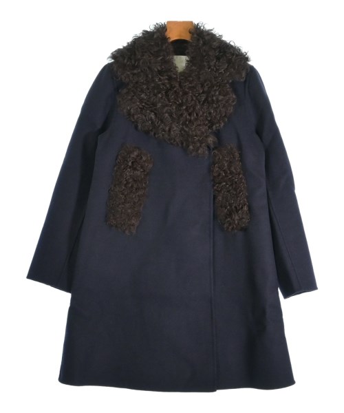 VALENTINO ヴァレンティノコート（余分の物） レディース 38(M位) 紺【中古】【古着】