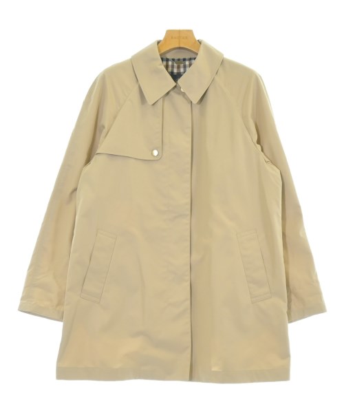 AQUASCUTUM アクアスキュータム ステンカラーコート レディース 10(L位) ベージュ 【中古】【古着】 18,944円