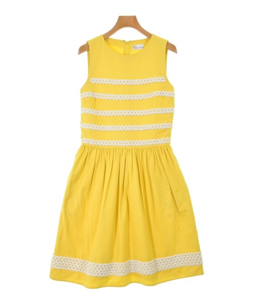 RED VALENTINO ヴァレンティノレッド ワンピース レディース 38(S位) 黄x白 【中古】【古着】