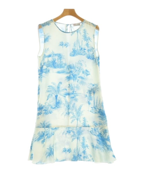 RED VALENTINO ヴァレンティノレッドワンピース レディース 40(M位) アイボリーx青(総柄)【中古】【古着】｜RAGTAG（ブランド古着のラグタグ）