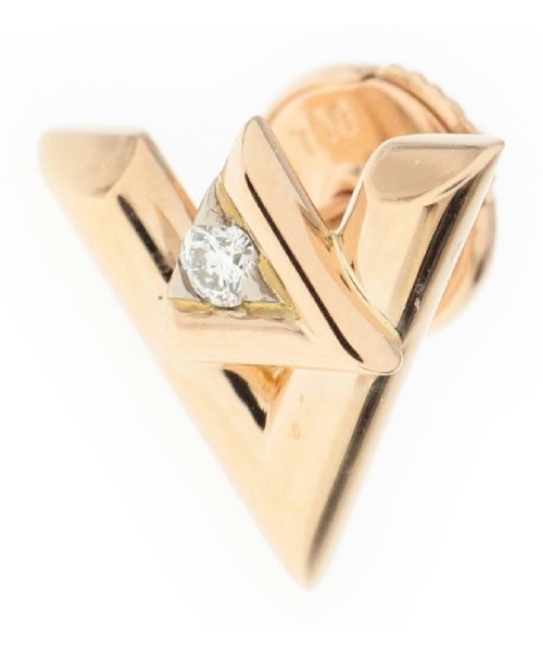 楽天市場】LOUIS VUITTONルイヴィトン ピアスLVイニシャルロゴ刻印V