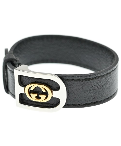 GUCCI グッチ ブレスレット・バングル レディース - 黒 【中古】【古着】