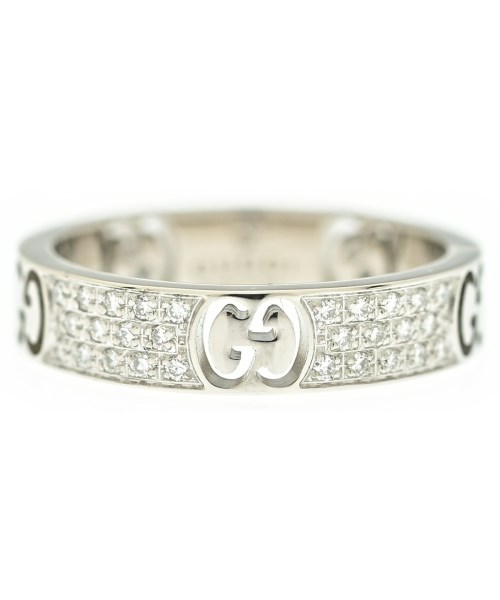GUCCI グッチリング レディース 8 K18WG【中古】【古着】｜RAGTAG（ブランド古着のラグタグ）