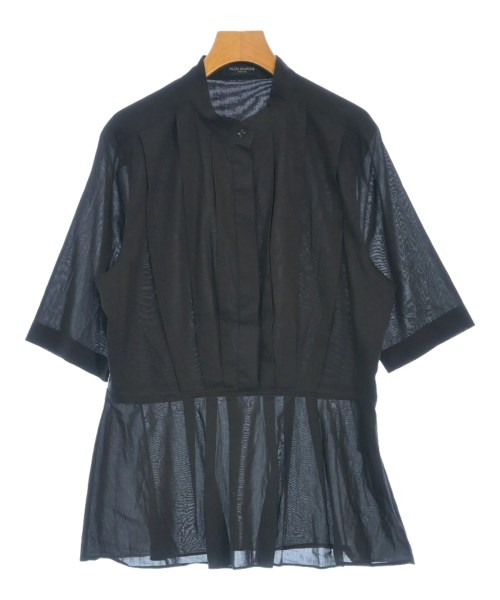 PIAZZA SEMPIONE ピアッツァセンピオーネ ブラウス レディース 50(XXL位) 黒 【中古】【古着】
