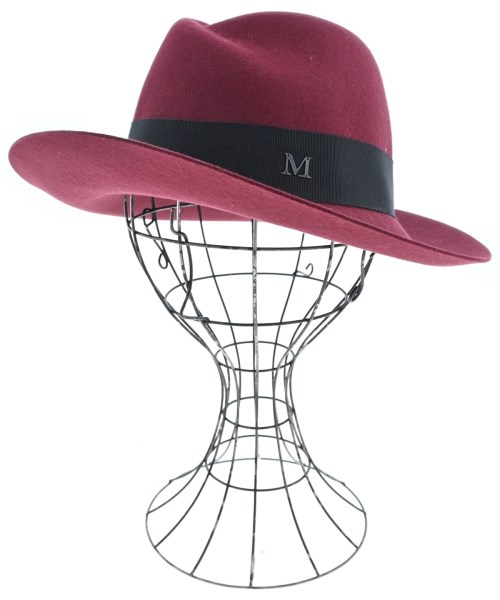 MAISON MICHEL メゾンミッシェル ハット レディース S エンジx黒 【中古】【古着】 14,800円