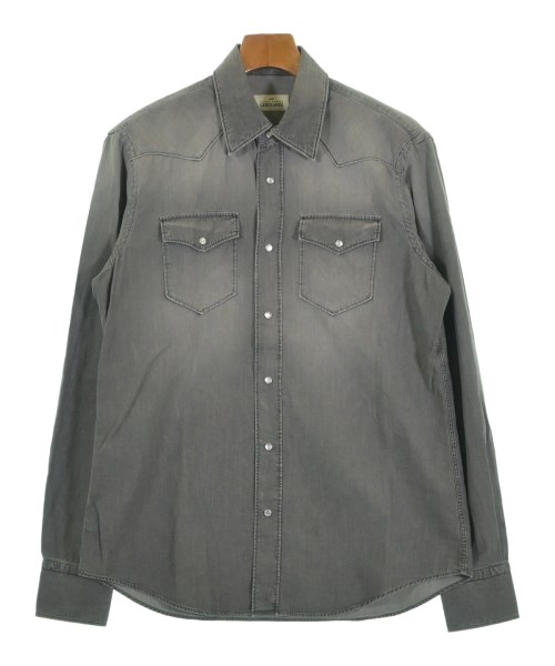 ALESSANDRO GHERARDI アレッサンドロゲラルディ カジュアルシャツ メンズ 40(L位) グレー 【中古】【古着】