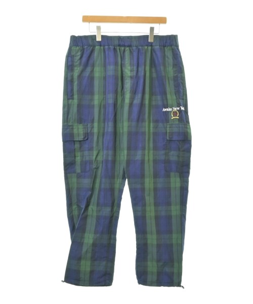 AWAKE アウェイク パンツ（その他） メンズ L 緑x紺x黒(チェック) 【中古】【古着】