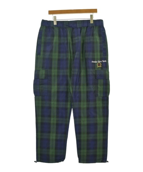 AWAKE アウェイク パンツ（その他） メンズ M 紺x緑(チェック) 【中古】【古着】