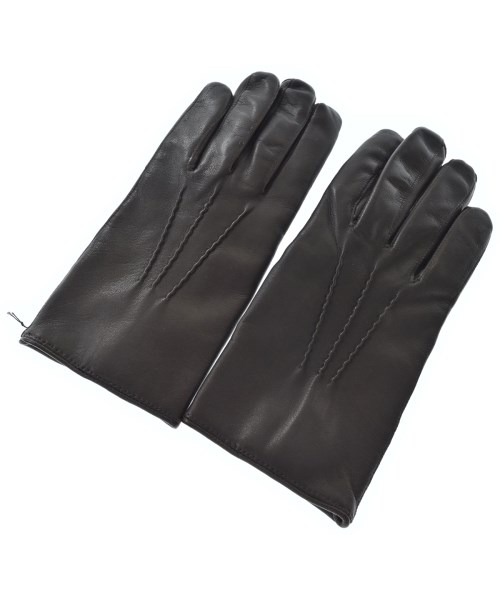 CARIDEI カリデイグローブ メンズ - 茶【中古】【古着】