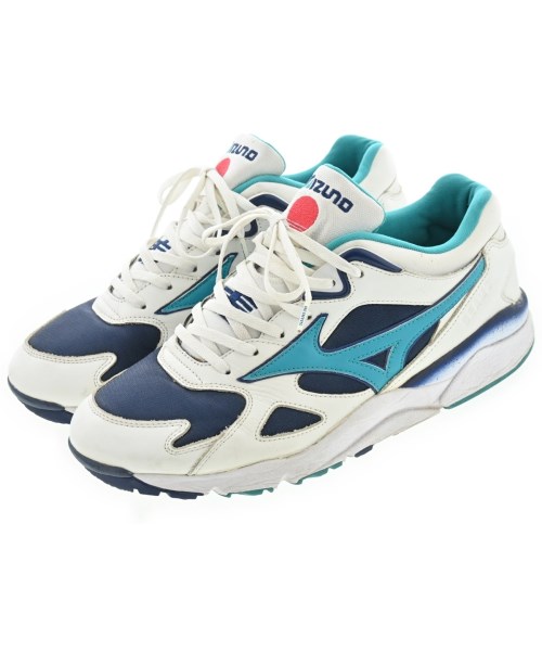 MIZUNO ミズノ スニーカー メンズ 29cm 白x紺x緑等 【中古】【古着】