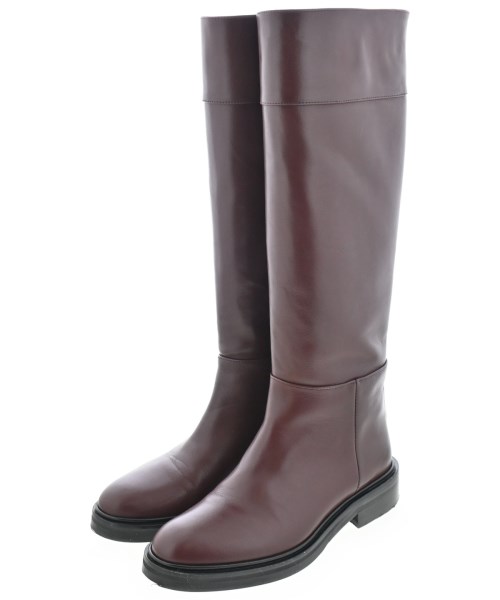 ANGELO BERVICATO アンジェロベルビカート ブーツ レディース EU36(22.5cm位) エンジ 【中古】【古着】