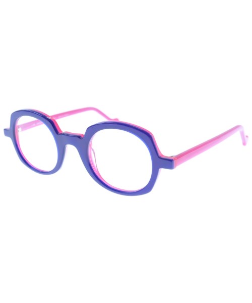 ANNE ET VALENTIN アンバレンタインメガネ メンズ - 紺xサクラ色【中古】【古着】