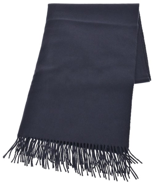 Johnstons of Elgin ジョンストンズオブエルガン ストール メンズ - 紺 【中古】【古着】