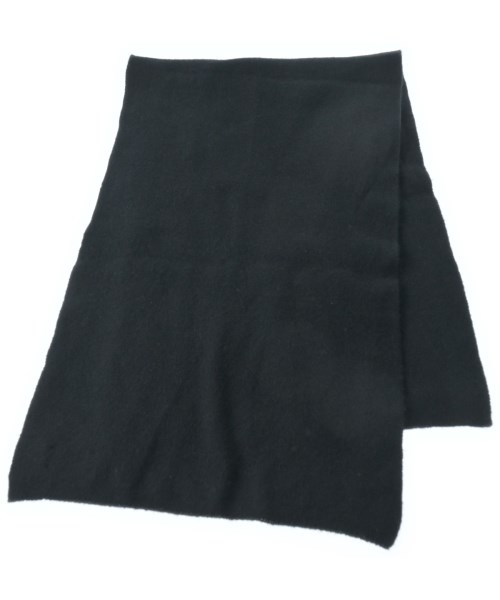 Johnstons of Elgin ジョンストンズオブエルガン マフラー メンズ - 黒 【中古】【古着】