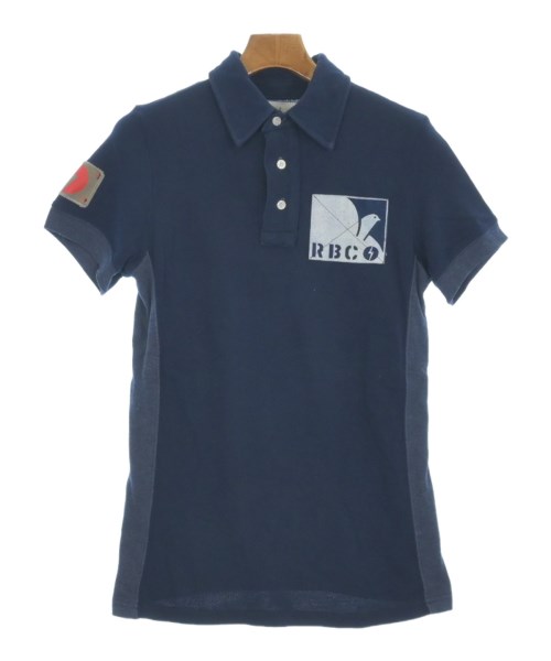 ROLLAND BERRY ローランドベリー ポロシャツ メンズ S 紺 【中古】【古着】