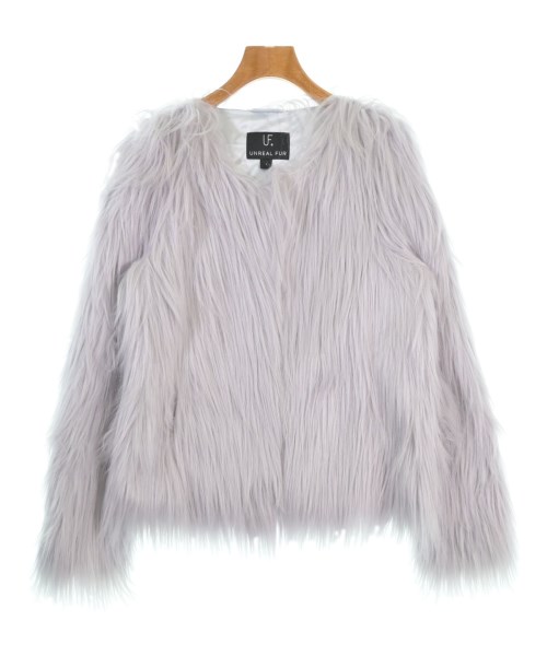 unrealfur アンリアルファー ブルゾン レディース S 紫 【中古】【古着】