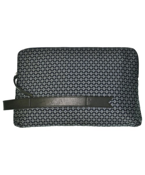 GIACOMORELLI ジャコモレリクラッチバッグ メンズ - 紺x薄墨色x青(総柄)【中古】【古着】