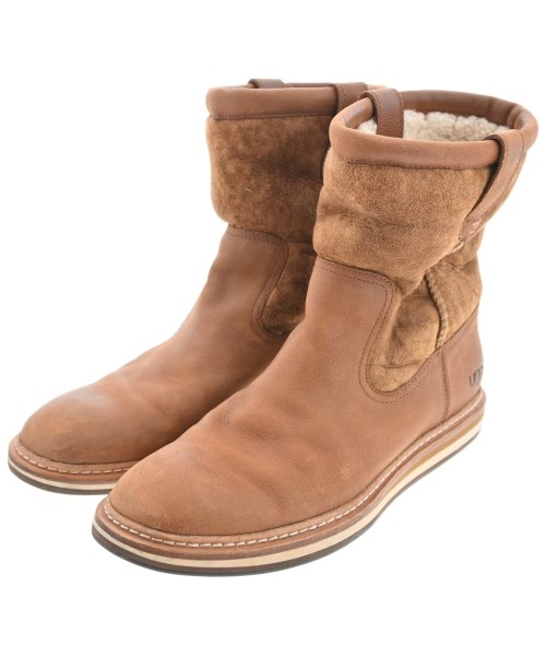 UGG アグブーツ メンズ EU42(27糎位) 茶【中古】【古着】