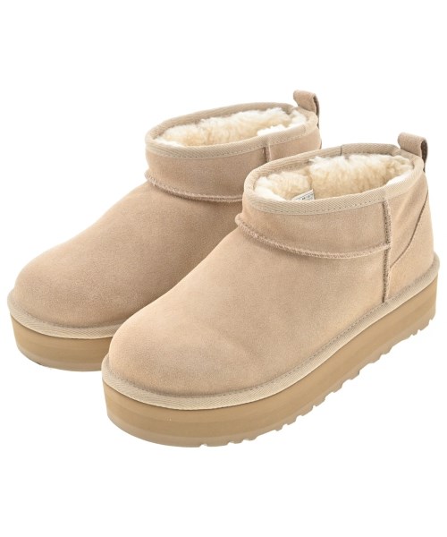 UGG アグブーツ レディース 24.5糎 ベージュ【中古】【古着】