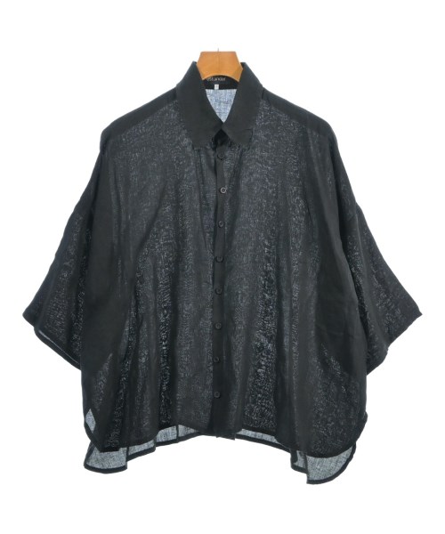 eskandar エスカンダー カジュアルシャツ メンズ 1(XXL位) 黒 【中古】【古着】