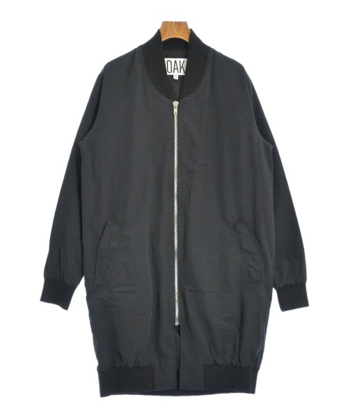 楽天市場】OHGA オーガ フラワー キルト ショート コート 黒 ブラック