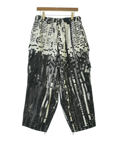 TBPR(TIGHTBOOTH PRODUCTION) タイトブースプロダクションパンツ（余分の物） メンズ XL 黒x白(総柄)【中古】【古着】 メンズファッション-ズボン・パンツ
