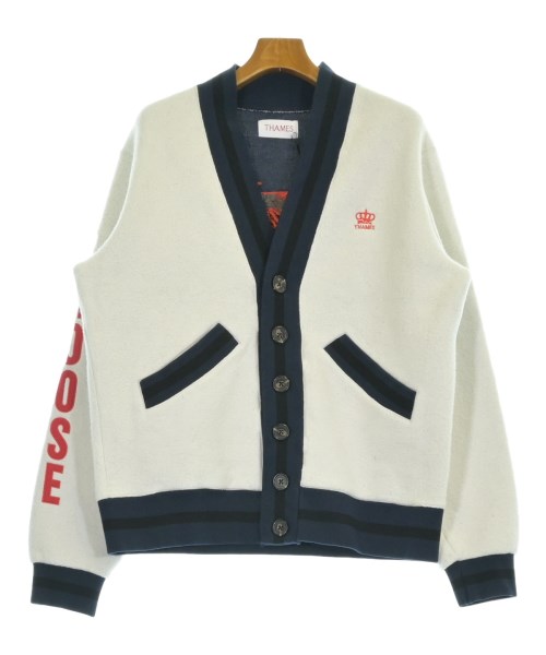 Thames テムズTシャツ・カットソー メンズ L 白x紺x黒【中古】【古着】