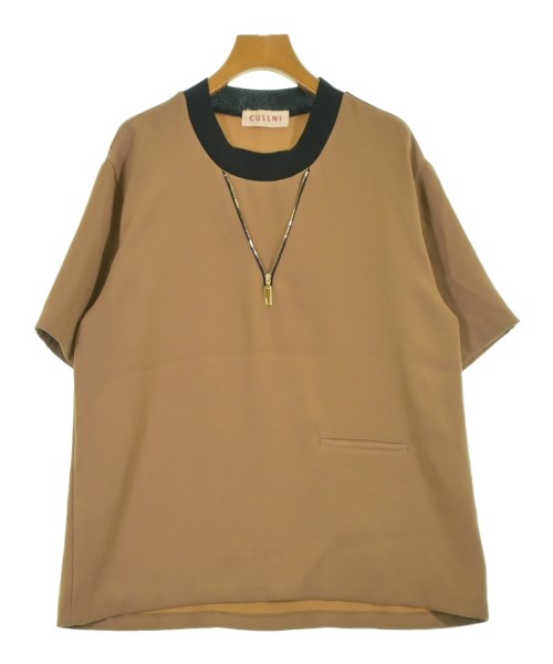 CULLNI クルニ カジュアルシャツ レディース 1(S位) キャメルx紺 【中古】【古着】