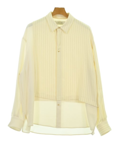 CULLNI クルニカジュアルシャツ メンズ 1(S位) 象牙色x皮膚軟化剤【中古】【古着】