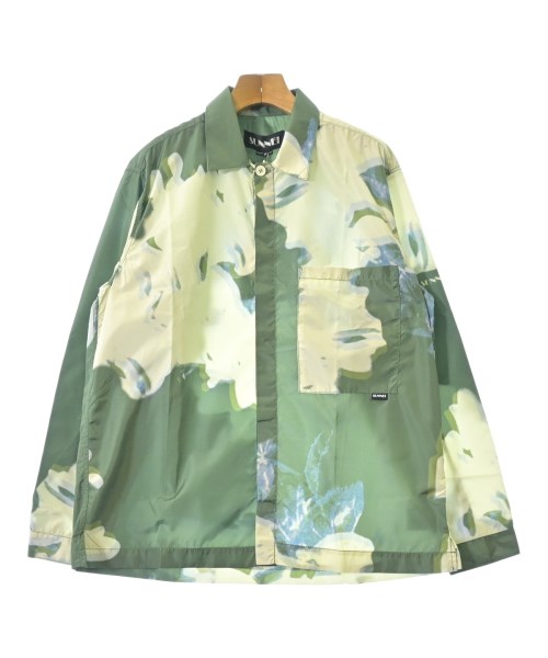 SUNNEI スンネイ カジュアルシャツ メンズ M 緑xベージュ系 【中古】【古着】 19,500円